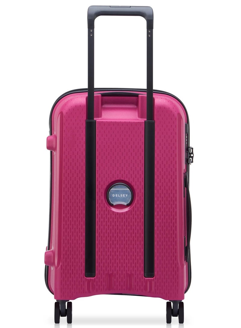DELSEY Paris Delsey Belmont + 55cm Trolley, Cabin Size, Raspberry Color, TSA Lock, Inner Mesh Zipper Pocket, Hard Top Polycarbonate Material,8 Wheels,5 Years International Warranty. - Image 4